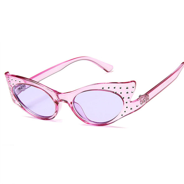 Cat Eye Sunglasses Women Luruxy Brand Design Rhinestone Sun Glasses Fashion Shaped Sunglass Female Eyewear UV400