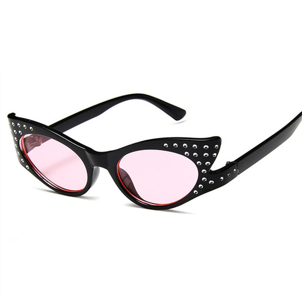 Cat Eye Sunglasses Women Luruxy Brand Design Rhinestone Sun Glasses Fashion Shaped Sunglass Female Eyewear UV400