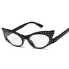 Cat Eye Sunglasses Women Luruxy Brand Design Rhinestone Sun Glasses Fashion Shaped Sunglass Female Eyewear UV400