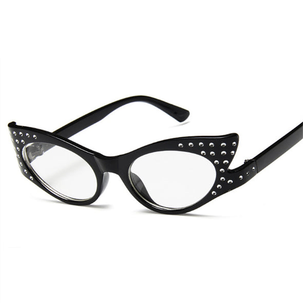 Cat Eye Sunglasses Women Luruxy Brand Design Rhinestone Sun Glasses Fashion Shaped Sunglass Female Eyewear UV400