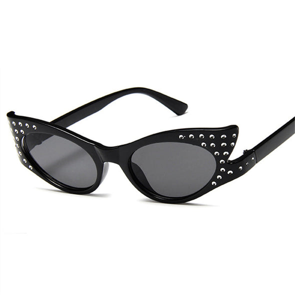 Cat Eye Sunglasses Women Luruxy Brand Design Rhinestone Sun Glasses Fashion Shaped Sunglass Female Eyewear UV400