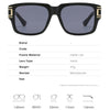 Retro Square Sunglasses Men Luxury Brand Oversized Women Sunglasses Fashion Glasses Car Driving Sunglasses UV400 Oculos