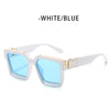 Steampunk Sunglasses Men 2023 Luxury Brand Designer Retro Trend Sunglasses Women Square Anti-Glare Driving Glasses Male