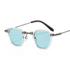 2023 New Round Sunglasses Women Men Slender Type Gradients Lens Alloy Metal Frame Brand Designer Luxury Fashion Sun Glasses
