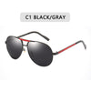Luxury Men's Polarized Sunglasses Driving Sun Glasses Men Women Brand Designer Vintage Black Pilot Sunglasses UV400