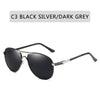 Luxury Men's Polarized Sunglasses Driving Sun Glasses Men Women Brand Designer Vintage Black Pilot Sunglasses UV400