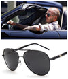 Luxury Men's Polarized Sunglasses Driving Sun Glasses Men Women Brand Designer Vintage Black Pilot Sunglasses UV400