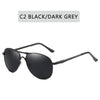 Luxury Men's Polarized Sunglasses Driving Sun Glasses Men Women Brand Designer Vintage Black Pilot Sunglasses UV400