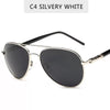 Luxury Men's Polarized Sunglasses Driving Sun Glasses Men Women Brand Designer Vintage Black Pilot Sunglasses UV400
