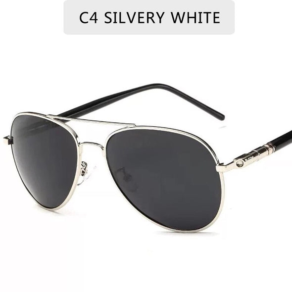 Luxury Men's Polarized Sunglasses Driving Sun Glasses Men Women Brand Designer Vintage Black Pilot Sunglasses UV400