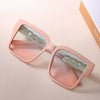 Fashion Oversized Square Sunglasses Women  Luxury Brand Designer Trendy Rectangle Sun Glasses For Female