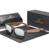 New Black Walnut  Wood Polarized Sunglasses Men's Glasses Handmade  Protection Eyewear Retro Wooden Box