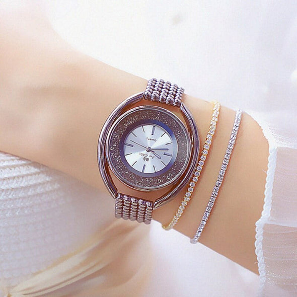 Bee Sister - New Watch Chain Watch Women's Watch Full of Diamonds Quartz Watch Popular Fashion