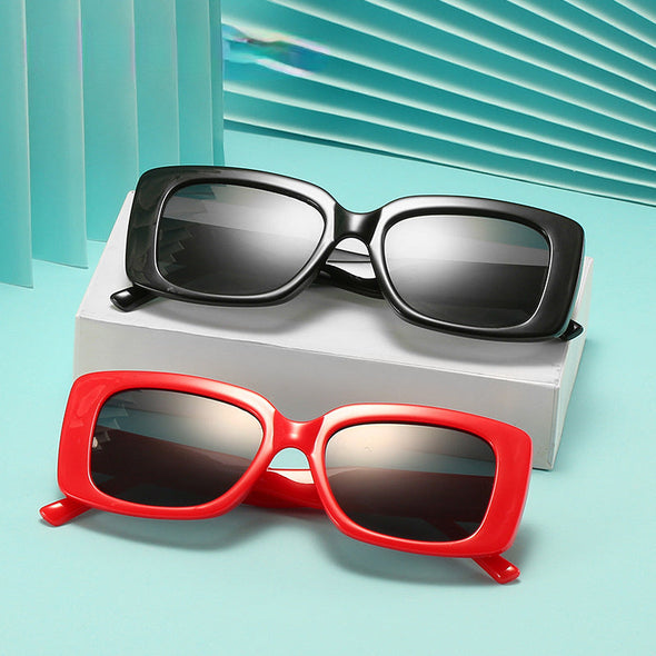 Vintage Square Sunglasses Women Black Rectangle Sun Glasses for Men Classic Eyewear UV400 Korea Style