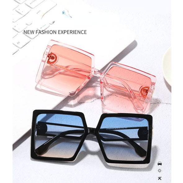 Oversized Women Sunglasses Designer Square Glasses Polarized  Men Fashion Outdoor Travel Driving Shade