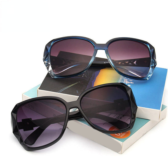 Vintage Big Frame Sunglasses Women Brand Designer Gradient Lens Driving Sun Glasses UV400