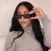 Fashion Rectangle Small Sunglasses Women Mirror Sunglasses