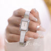 Bee Sister - New Watch Light Luxury Ins Fine Steel Cold Wind Small Square Watch Women's Watch