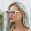 Fashion Oversized Square Sunglasses Women  Luxury Brand Designer Trendy Rectangle Sun Glasses For Female