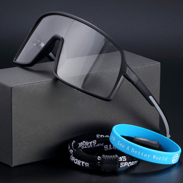 P-Ride Outdoor Polarized Sports Sunglasses Photochromic MTB Mens Sunglasses Road Eyewear Women UV400  Googles