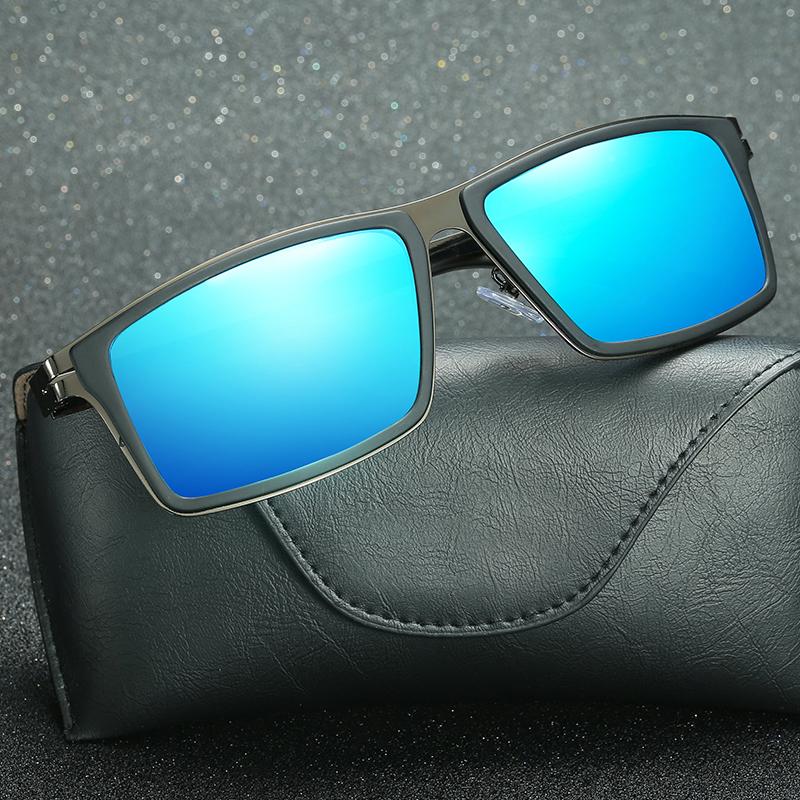 Jollynova Luxury Brand Designer Men Polarized Coating Driving Square  Sunglasses