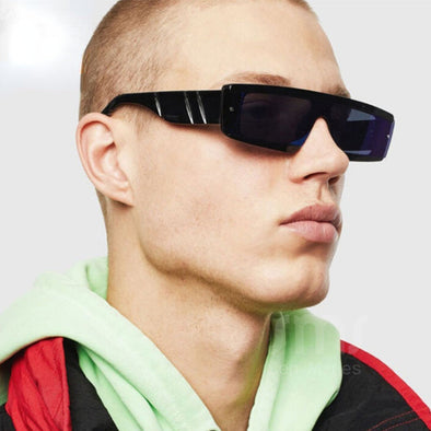 Vintage Punk Sunglasses Men Brand Designer Eyewear For Men/Women Shades UV400 Vintage One Piece Glasses Women