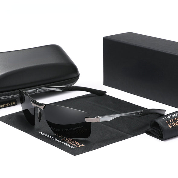 New Men's Polarized Sunglasses Aluminum Frame UV400 Sun Glasses Male Eyewear Driving Glasses