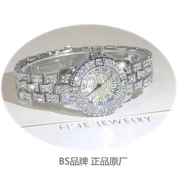 Bee Sister - New Watch Watch Full Diamond Brand Women's Watch Quartz Watch Popular Fashion