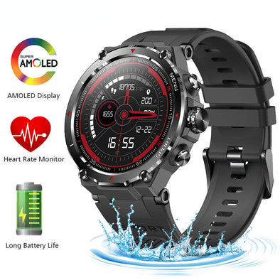 Jollynova Fitness Tracker Bluetooth Blood Oxygen Waterproof Smartwatch HM09