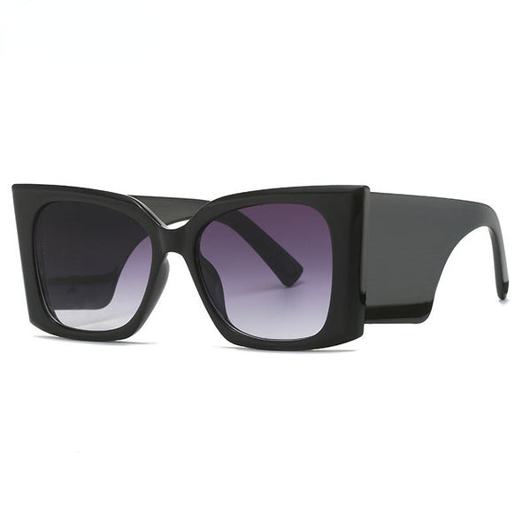 Oversized Cat Eye Sunglasses Women 2023 New Fashion Luxury Brand Big Frame Square Punk Sun Glasses Ladies Trendy Cat-Eye Eyewear