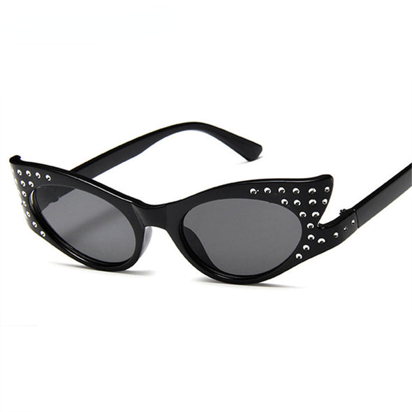 Cat Eye Sunglasses Women Luruxy Brand Design Rhinestone Sun Glasses Fashion Shaped Sunglass Female Eyewear UV400