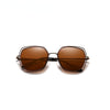 Elegant Series Polarized Sunglasses Double Frame Fashion Design Unisex Glasses Female Eyewear