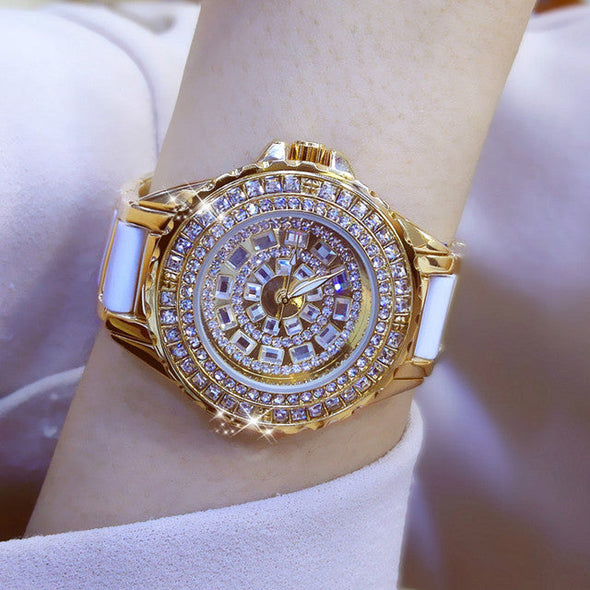 Famous Brand Fashion Ceramic Wrist Watches (with a ins Bracelet as gift)