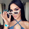 Cateye Square Sunglasses  Brand Designer Eyewear Men/Women Mirror Glasses Women Vintage Gafas