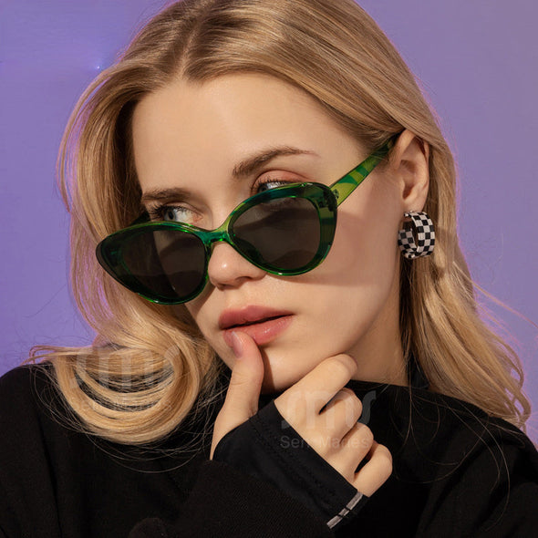 Sexy Cat Eye Sunglasses Women Gradient Shades  Diving Men Female Fashion Eyewear Vintage Eyeglasses