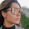 Brand Design Cat Eye Square Ladies Sunglasses Decorative Fashion Women's Shades