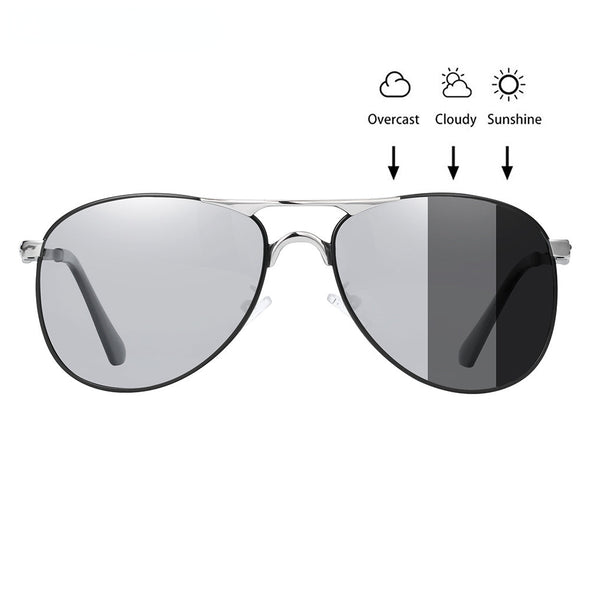 Photochromic Sunglasses High Quality Men Brand Designer Polarized Sun Glasses Driving Mens Sun Glasses