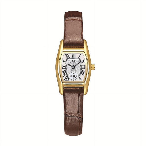 Bee Sister - New Watch Special Interest Light Luxury Belt Small Brown Rigid Watch Women's Watch Quartz Watch Fashion
