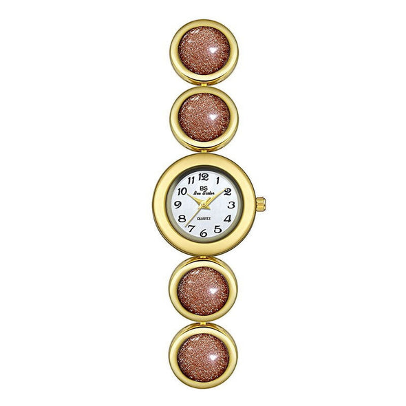 Bee Sister - New Watch Chain Watch Stardust Stone Women's Watch Quartz Watch Popular Fashion