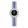 Bee Sister - New Watch Shiny Full Diamond Small Green Watch Multi-Color Elegant Women's Chain Watch Fashion Popular Quartz