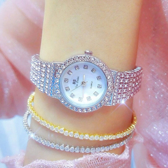 Bee Sister - New Ladies Watch Starry Diamond Quartz Watch Fashion