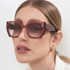 Fashion Square Sunglasses Women 2023 New Polygon Cat Eye Sun Glasses Ladies Shades UV400 Retro Luxury Brand Colorful Eyewear Men