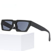 Fashion Small Rectangle Jelly Gray Sunglasses Women Shades UV400 Retro Square Leopard Men Sun Glasses