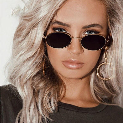 Vintage Luxury Sunglasses Women Alloy Mirror Classic Glasses Street Beat Shopping Retro Oculos De Sol Gafas