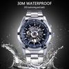 Forsining - Waterproof Transparent Mechanical Luxury Automatic Watch