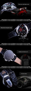Jollynova - Automatic Racing Design Geometric Triangle Pilot Mechanical Watch