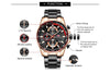 MINI FOCUS - Mens' Multifunction Calendar Sports Quartz Watch