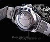 Forsining - 3 Dial Calendar Display Automatic Mechanical Wrist Watch