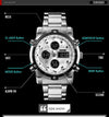 SKMEI - Digital Display Multifunctional Chronograph Quartz Wristwatch