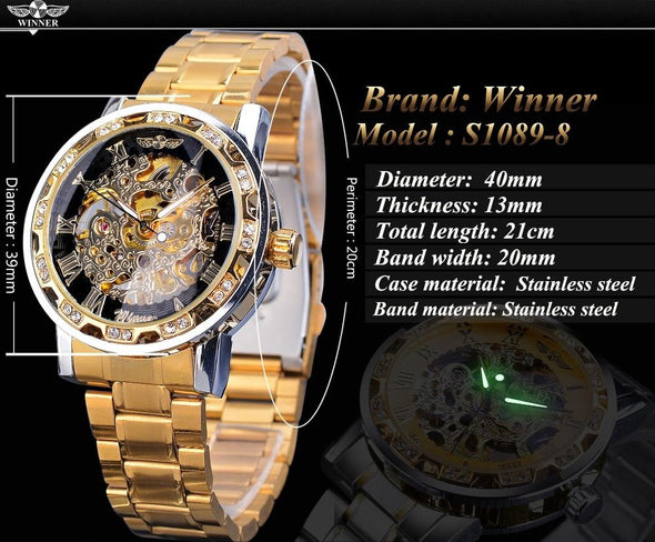 Jollynova - Luxury Men's Automatic Mechanical Watch
